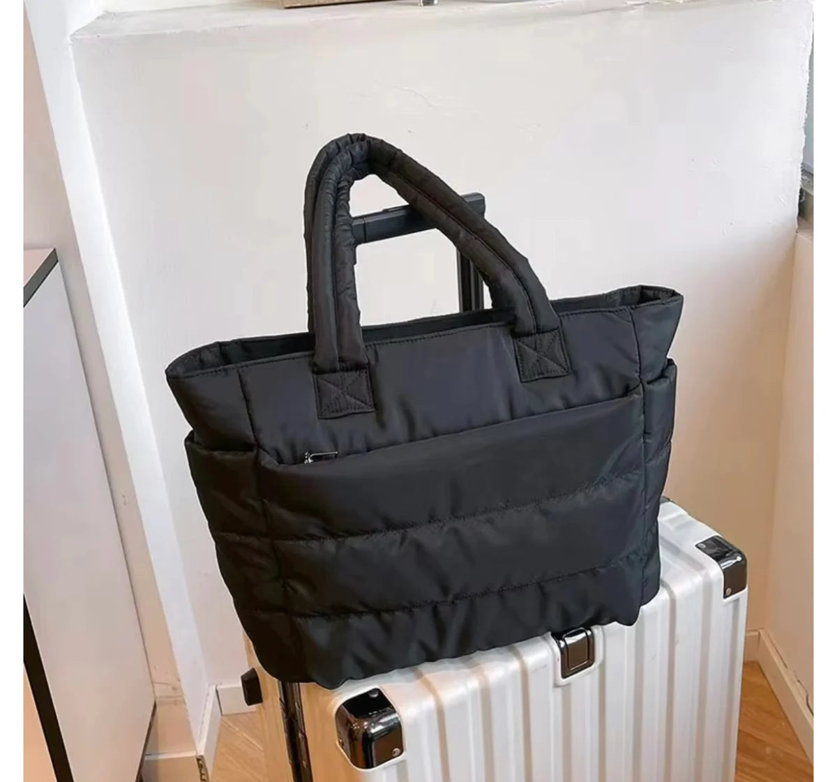 ROSELLE PUFFER TOTE BAG