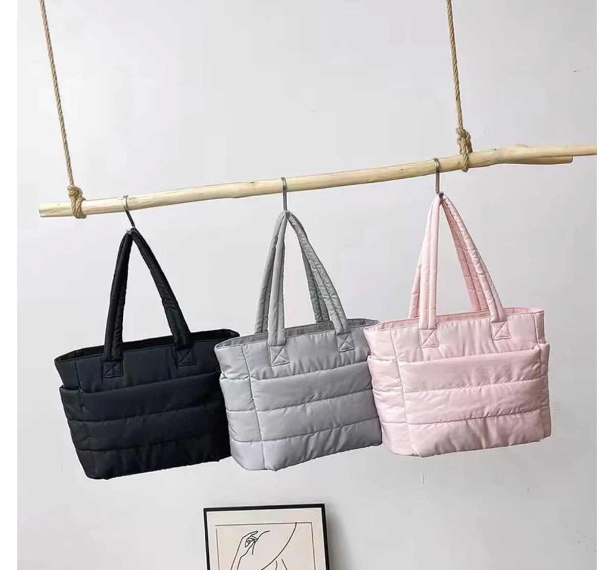 ROSELLE PUFFER TOTE BAG